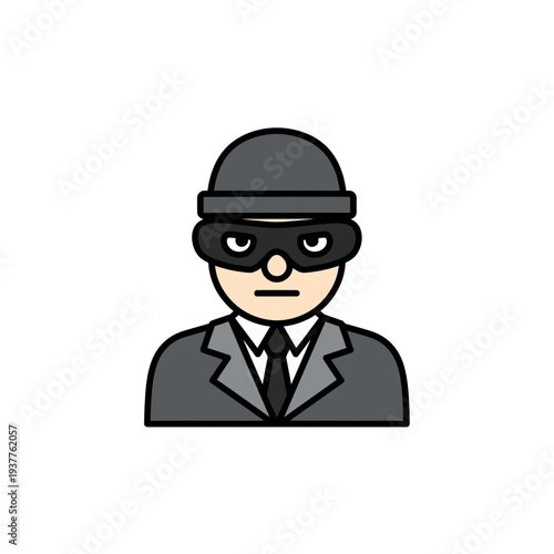 Spy or Secret Agent Icon vector illustration