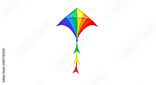 Free Download Rainbow Kite - GFXLoad