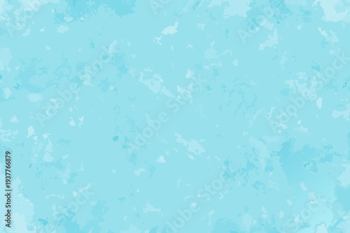 Abstract light blue background with textured mottled and speckled patterns