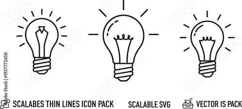 business management finance outline icons
