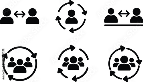 High angle view of beautiful tropical beach with turquoise water white sand and green palm trees under a clear blue sky during summer