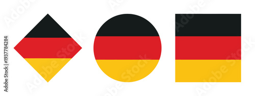Free Download Germany flag icon set isolated on white - GFXLoad