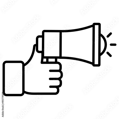 Copy Writing 2 Outline Icon Illustration Vector