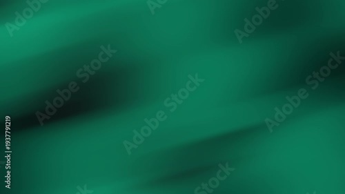 Abstract Texture Animation with Smooth Gradient Background in Vibrant Green Color Hues for Creative Design Applications and Modern Aesthetic Uses
