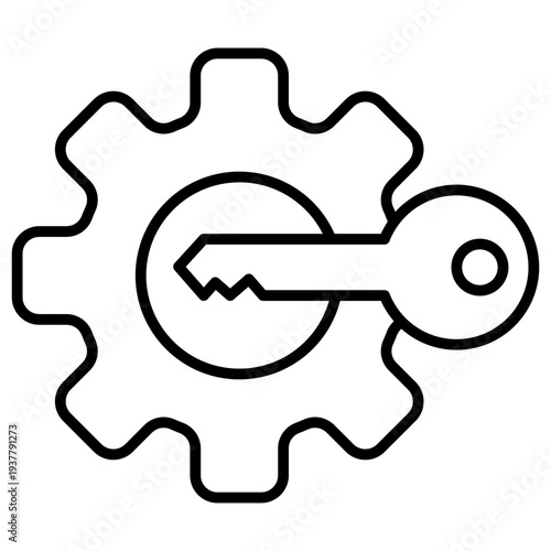 Content Tone Outline Icon Illustration Vector