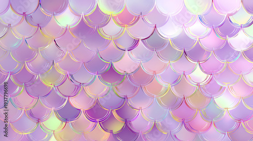 Mermaid Scales in Pastel Hues