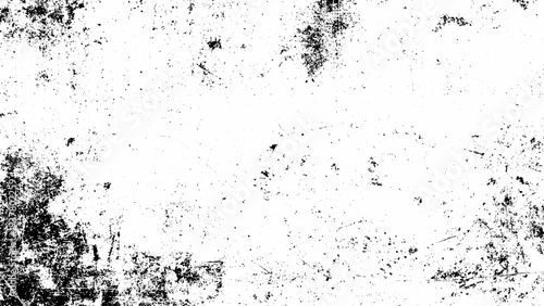Grunge textured surface with scratches and stains on transparent background