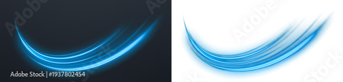 фотографія Light effect Overlay neon glowing abstract wave spiral radial glint spark PNG tr