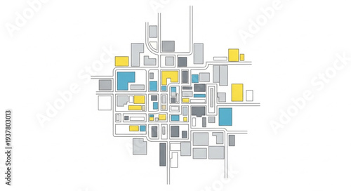 Abstract Geometric Shapes and Lines.