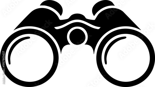 Binoculars icon for birdwatching and observation