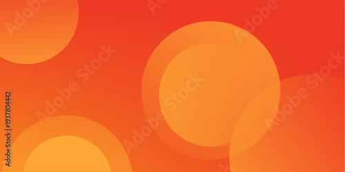 abstract orange circular background. Dynamic sound wave. Design element. Vector illustration