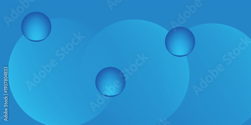 Printabstract fluid background with blue color, Modern background design. Liquid color. Fluid shapes composition. Fit for presentation design.