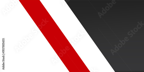 Red white abstract background overlap layer on bright space with diagonal lines effect decoration. Modern graphic design element cutout style concept for web banner, flyer, card, or brochure cover