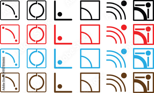 Set of sports and fitness icons in flat design vector illustration