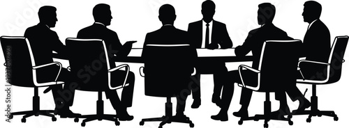 business team meeting, corporate boardroom discussion, executive leadership group, office strategy planning, professional teamwork collaboration, company management meeting concept