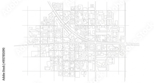 Architectural Blueprint Technical Drawing Plan.