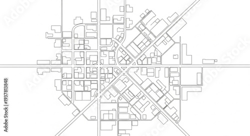 Architectural Blueprint Design Plan Building.