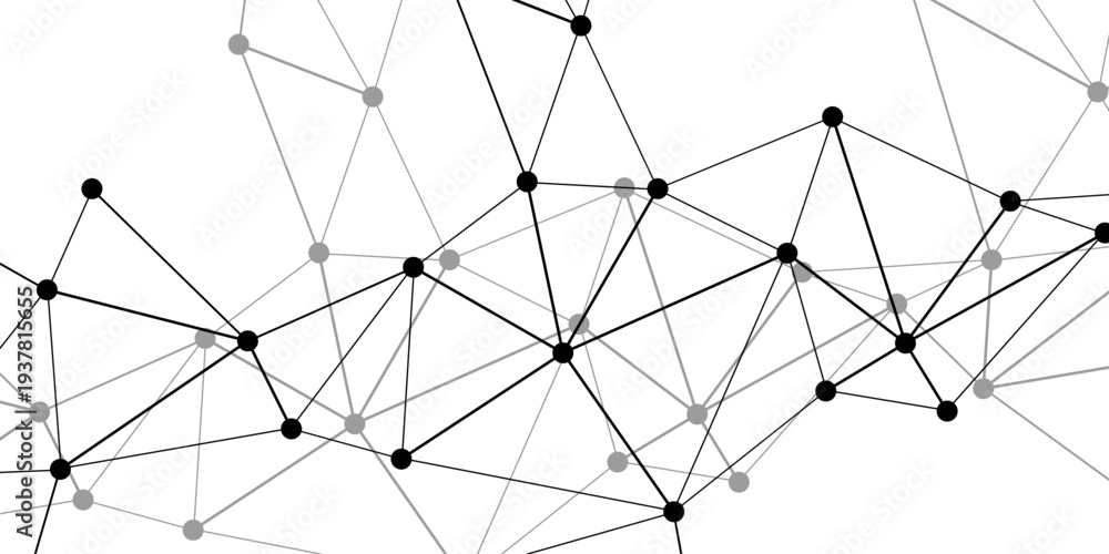 custom made wallpaper toronto digitalVector interconnected nodes forming a network, emphasizing connectivity and the digital realm. perfect for conveying themes of data and the technological age.