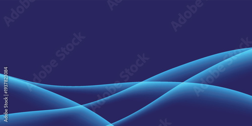 deep blue ocean gradient wallpaper. Abstract deep dark navy underwater background.