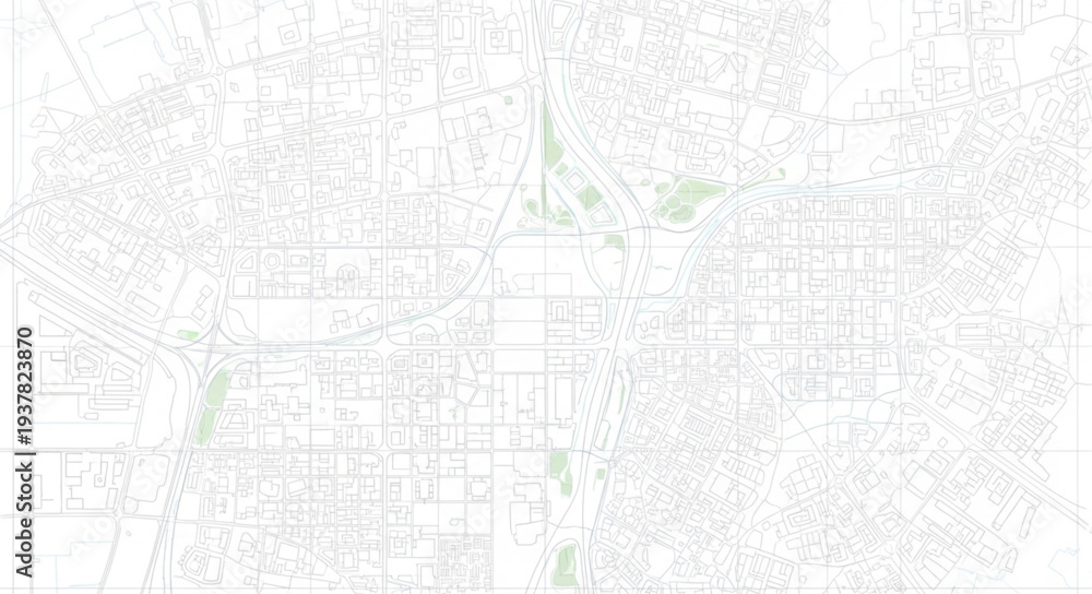 Obraz premium Blueprint Architectural Technical Drawing.