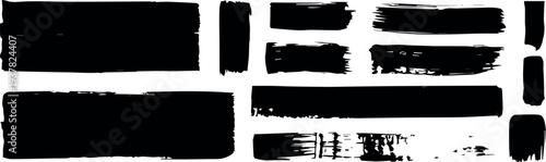 Brush stroke pack for logo backgrounds