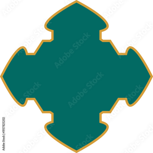 Eid Mubarak Gold Decoration