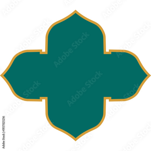 Eid Mubarak Gold Decoration