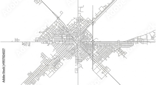 Blueprint of City Infrastructure Design.