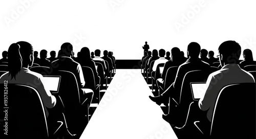 Business Meeting with People Seated.