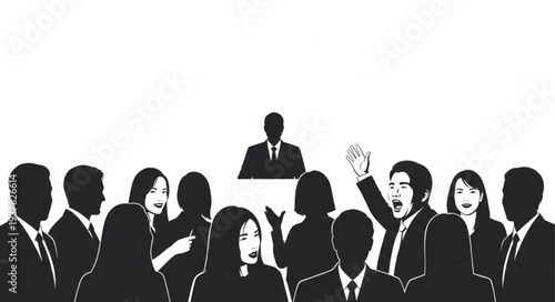 Business People Meeting Discussion Group.