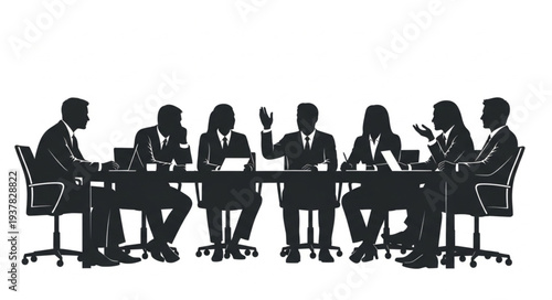 Business Professionals in Meeting Room.