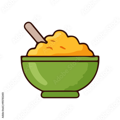 Baby Food Bowl Icon