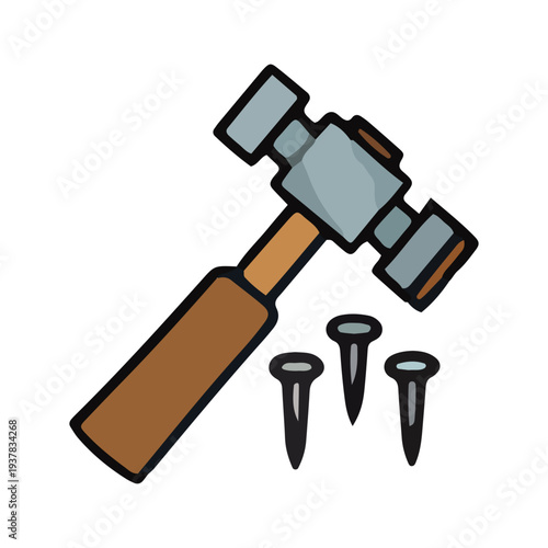 Hammer and Nails Icon