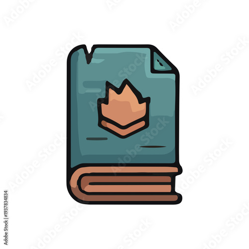 Fire Magic Spell Book Icon