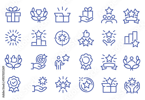 Workshop, team building, coaching meeting icons pack. Such line signs as business education, online learning, managing and motivation. Vector icons set for web and app in outline editable stroke