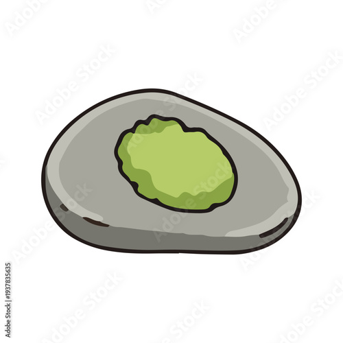 Wasabi Paste on Plate Icon