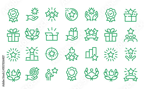 Workshop, business education, online learning icons pack. Such line signs as team building, coaching meeting, managing and motivation. Vector icons set for web and app in outline editable stroke. 