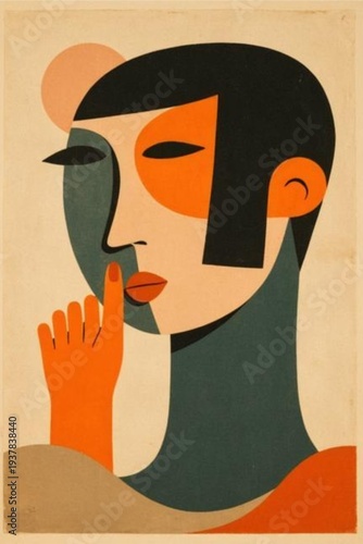  Woman Portrait in Warm Tones
