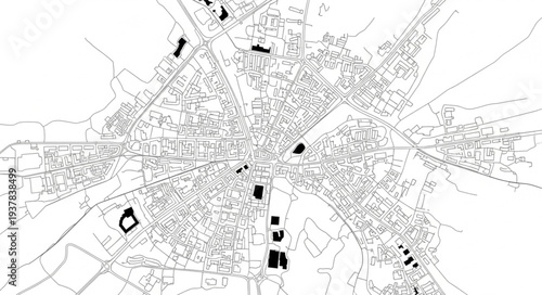 City Map Navigation Route Planning.
