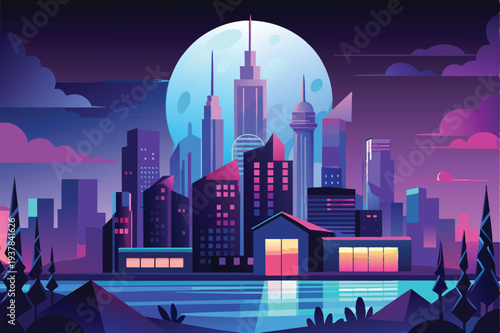 night city landscape