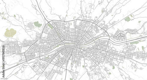 City Map Urban Planning Navigation.