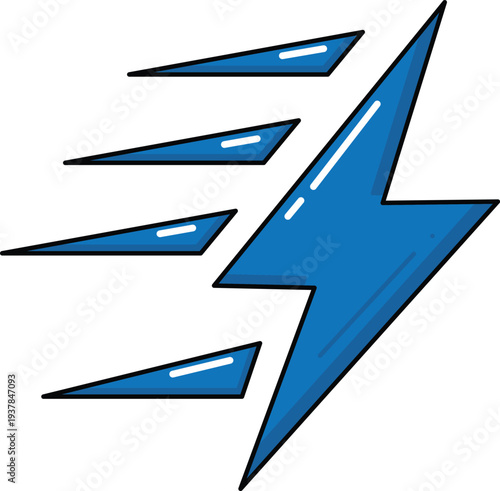 design Bolt flash illustration icon
