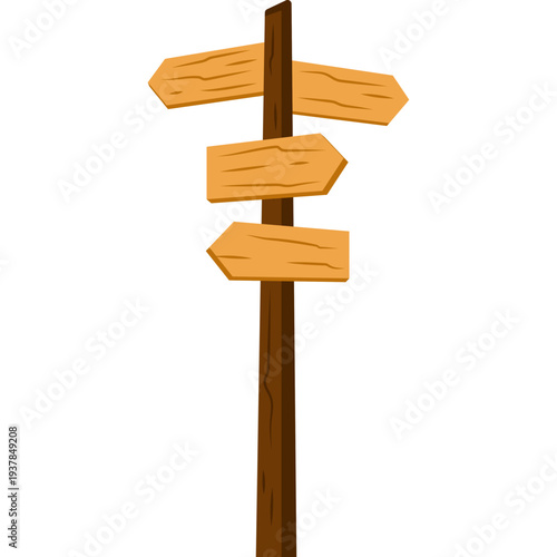 Sign Direction Illustration