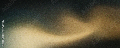 Abstract grainy banner background golden gray yellow black noise texture poster cover header backdrop design
