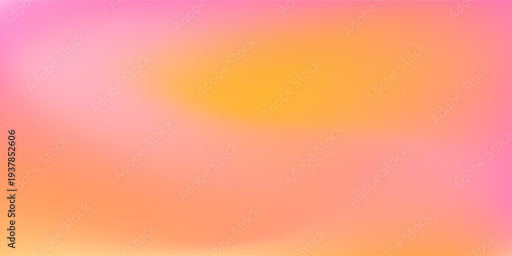 Obraz premium A gentle pink and yellow soft gradient offering a smooth blend of warm tones%E2%80%94perfect for calming design art