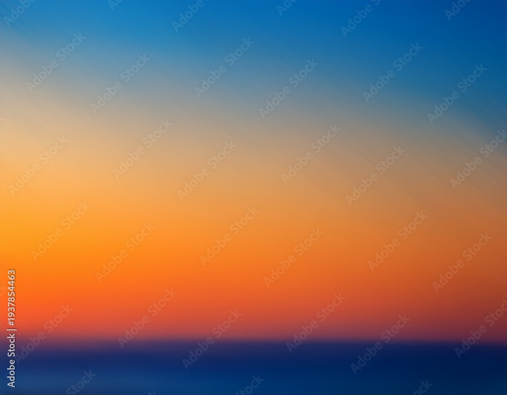 Fototapeta premium abstract blur orange and blue gradient background with soft transitions and vibrant hues evoking a sense of warmth tranquility and creativity ideal for modern artistic and minimalist designs