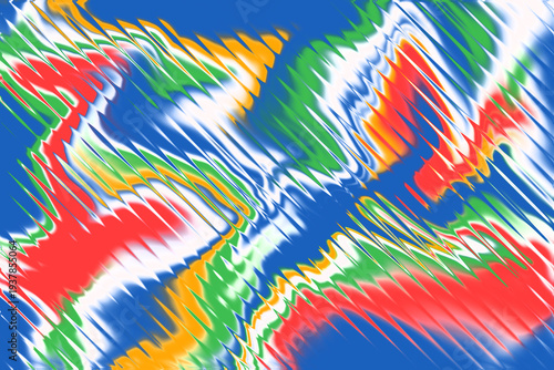 Gradient Fractal Glass Abstract Wavy Colorful Fluid Pattern Background