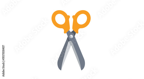 Scissors Vector Illustration, Flat Design, for Cutting, Crafting, and Design Projects