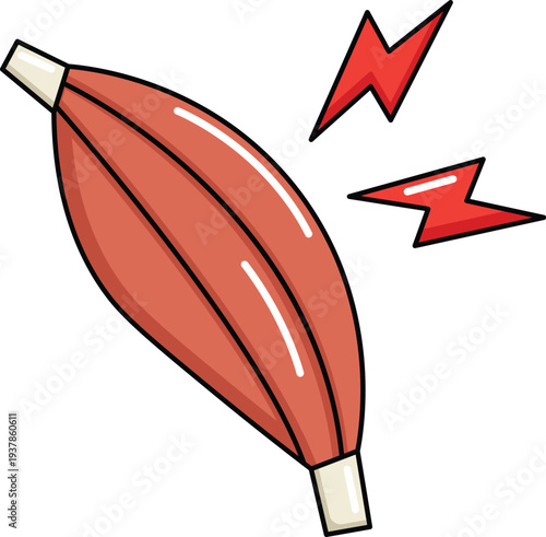 design Muscle Ache illustration icon