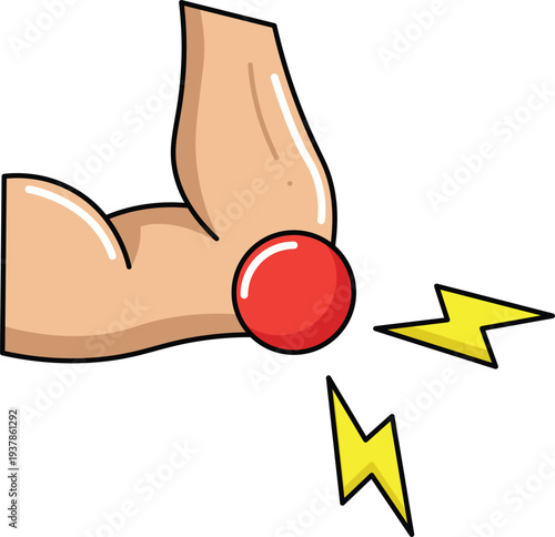 design Elbow Pain illustration icon
